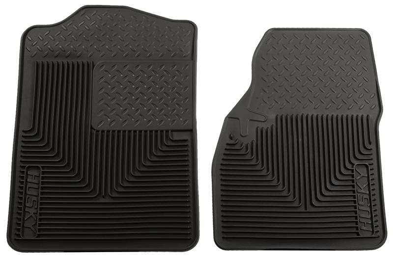 Dodge Ram 3500 SLT Floor Mats - Front - Husky Liners - Heavy Duty - Black - `94-`01